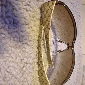 Gucci Beige Patterned Sunglasses